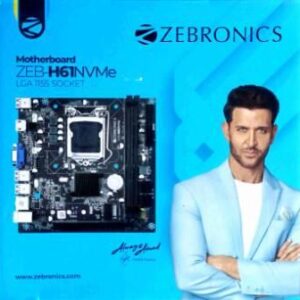 ZEBRONICS H61-NVMe Motherboard for LGA 1155