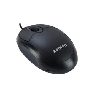 ZEBION ELFIN Agile Wired Optical Mouse  (USB 2.0, Black)