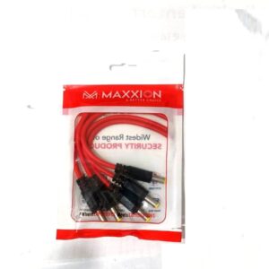5 Pc Dc Power Pigtail Male Cables With 2.1Mm Connectors Barrel Jack For Cctv Camera