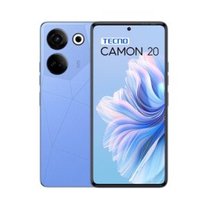 Tecno Camon 20 (8 GB RAM + 256 GB), Serenity Blue