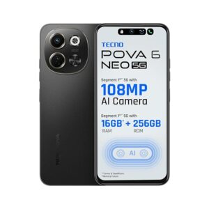 Tecno Pova 6 Neo 5G (8 GB RAM + 256 GB)Midnight Shadow