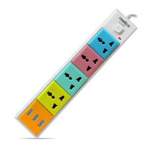 Frontech FT-3539 5 Socket Extension Boards  (Multicolor, 1.5 m)