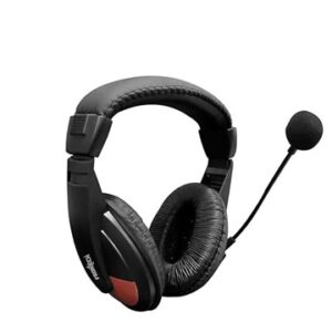 Frontech HF-3442 Wired Headset with Mic (Black)